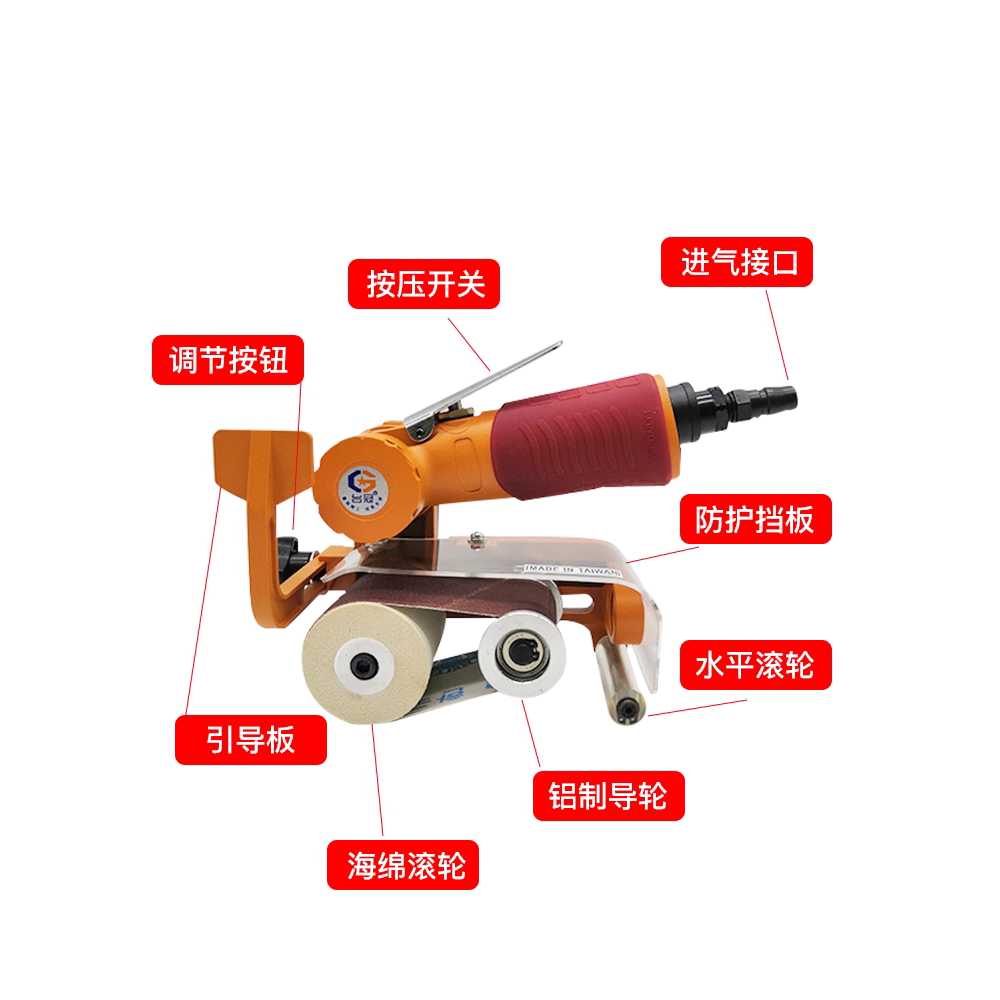 핸드 샌딩기 연마 사포 밸트 목재 목공 전동 금속 샌딩 벨트 - 상세 이미지 5