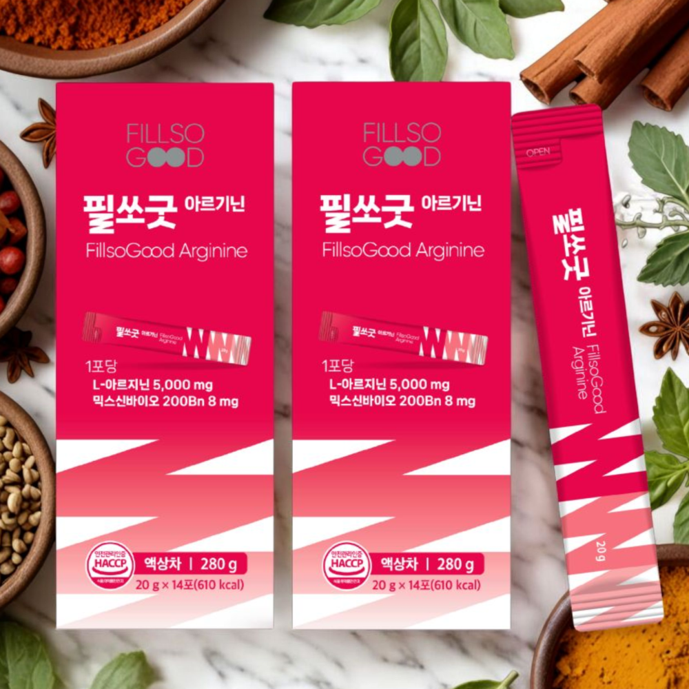 아르기닌 5000mg 액상스틱 시트룰린 오르니틴 항산화 활력 피로회복 영양제 필쏘굿 2박스 - 상세 이미지 2