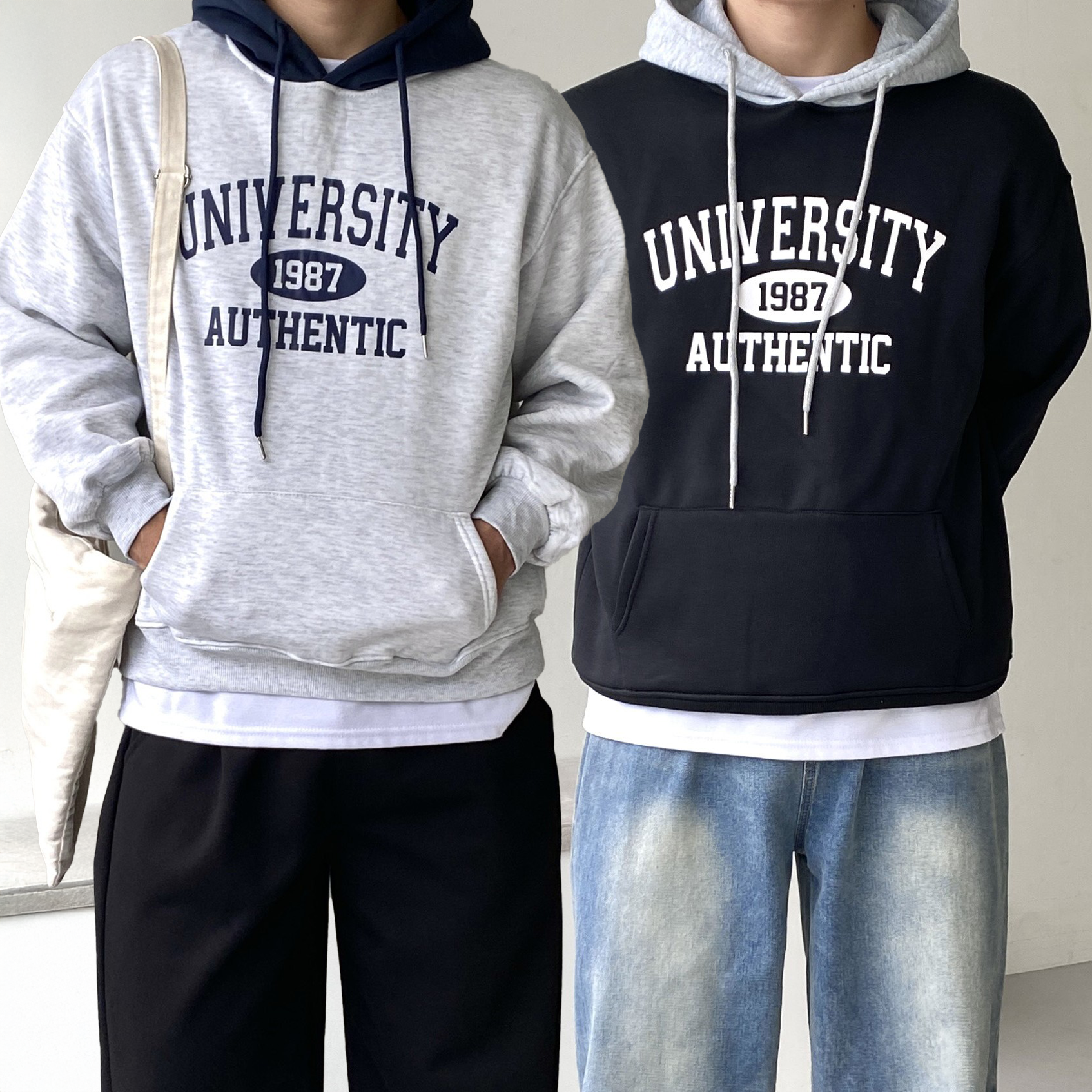 1+1 플리스후드티 - 상품 이미지