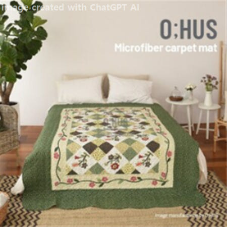 [O;HUS] 오후스 모마브 플라워 세미 마이크로 포시즌 러그 200x230CM 색상 택1