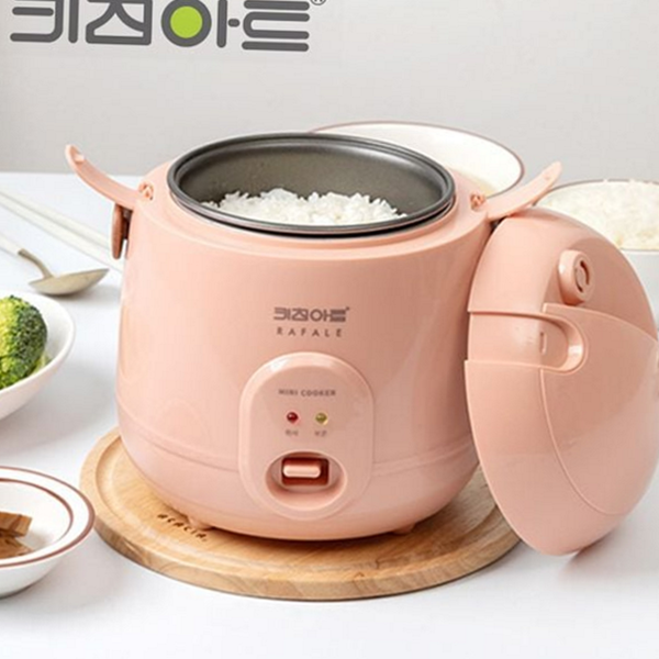 여행용 미니 전기 밥솥 초소형 전기 밥솥 1인용 2인용