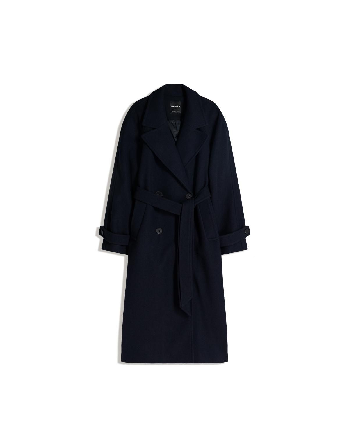 버쉬카 소프트 벨트 트렌치코트 6891/200 NAVY - 메인 이미지