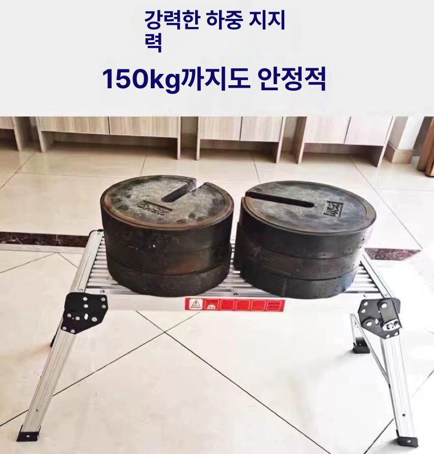 안전 발판 사다리 다용도 작업사다리 세차용 특광폭 의자 이동식 - 상세 이미지 3