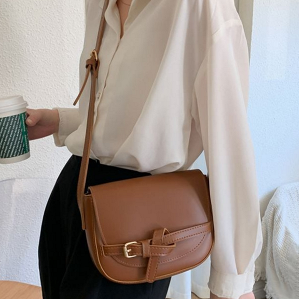 데일리 여성 크로스 백 캐주얼 크로스 백 미니 새들 - 메인 이미지