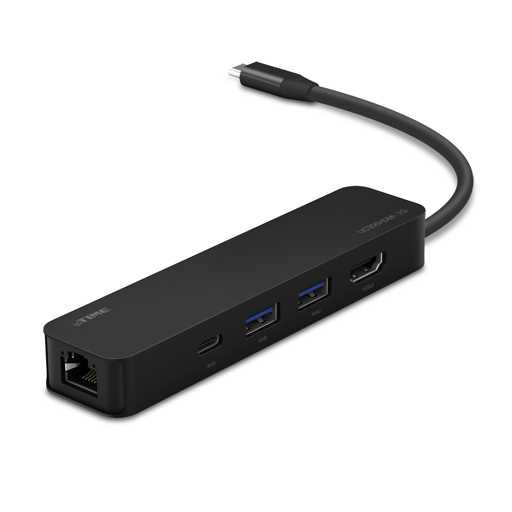 ipTIME UC306HDMI-1G 기가 USB허브 C타입 to 랜 HDMI PD 멀티포트 - 상세 이미지 2