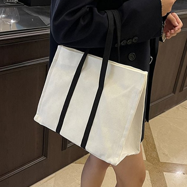 데일리 여성 숄더백 베이직 여성 스퀘어 가방 사계절 - 상품 이미지