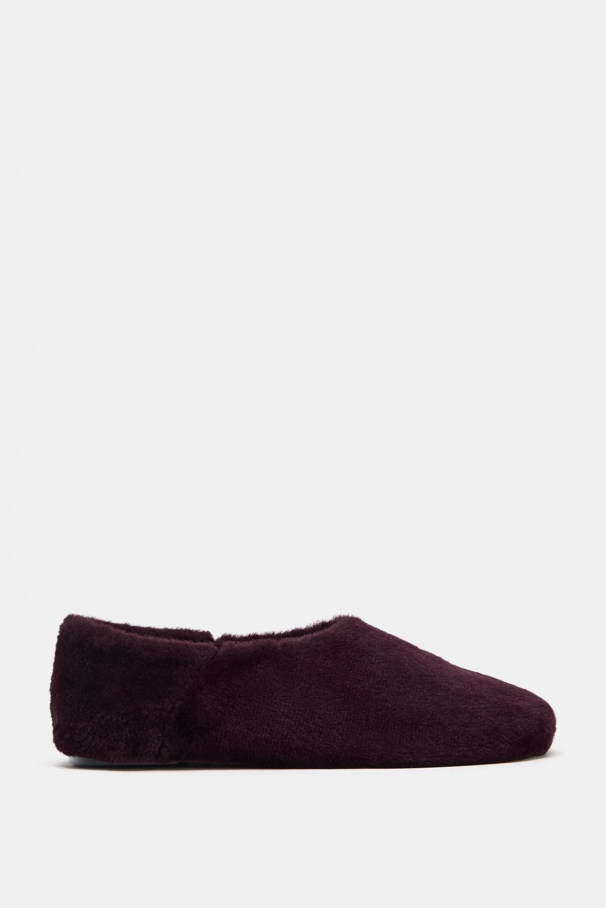 자라 페이크 퍼 컴포트 발레리나 플랫슈즈 3541/610 MAUVE PURPLE - 메인 이미지