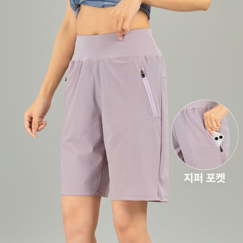 반바지 러닝 트레이닝 5부 헬스 쇼츠 스트라이드 운동복 냉감 하프 스포츠 팬츠 네이비블루 L - 상세 이미지 5