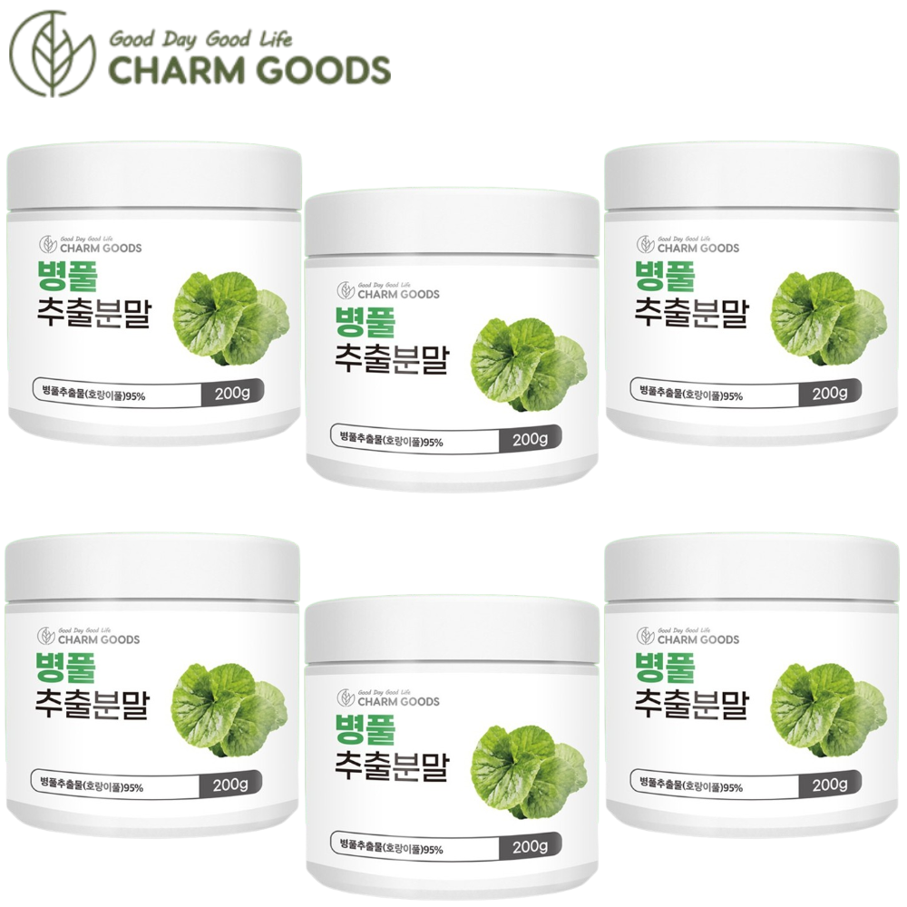 참굿즈 병풀 추출물 분말 가루 200g 6통 호랑이풀 고투콜라 피부 건강 주름 탄력 진정 - 상품 이미지