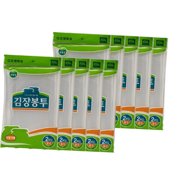 다용도 김장 봉투 비닐 김치 봉투 식품용 중형 - 상품 이미지