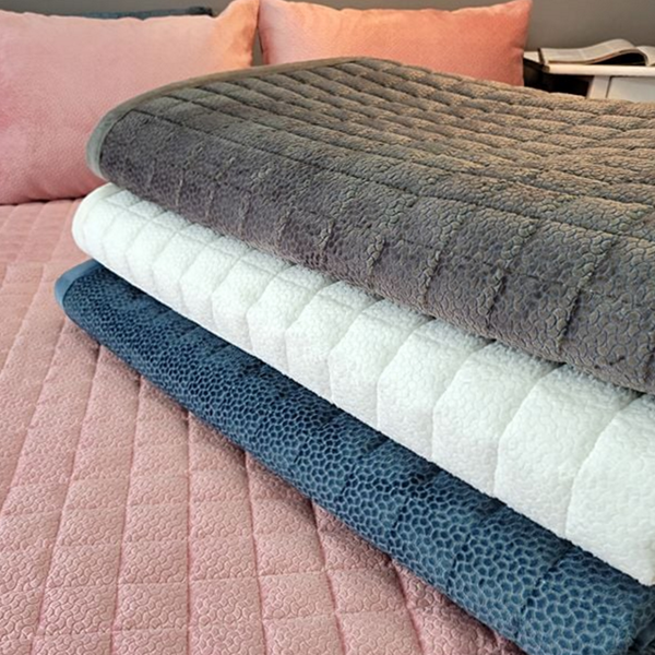 극세사 번아웃 패드 따뜻한 퀸 패드 침대 겨울