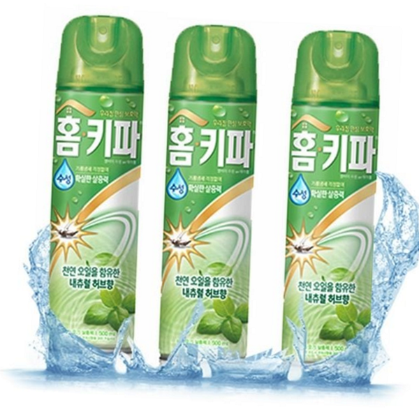 허브향 홈키파 모기 에어졸 스프레이 홈키파 수성 에어졸 모기퇴치제 - 상품 이미지