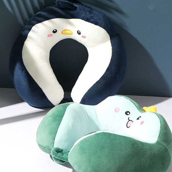 캐릭터 여행용 목베개 비행기 메모리 폼 목베개 귀여운 - 상품 이미지