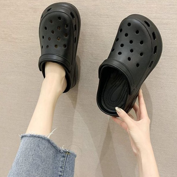 데일리 여성 통굽 슬리퍼 샌들 여자 통굽 슬리퍼 사무실 - 상품 이미지