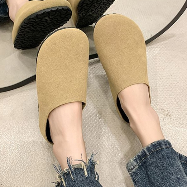 편한 여성 블로퍼 슬리퍼 데일리 여성 블로퍼 라운드 오피스 - 상품 이미지