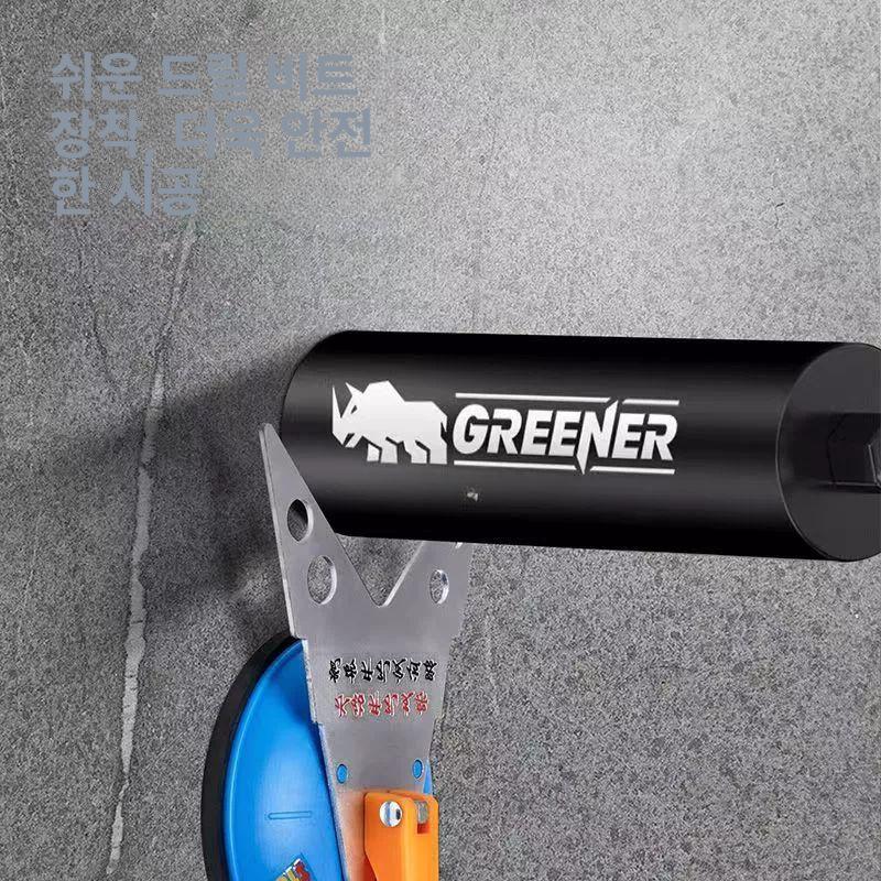 타일 유리 타공 흡착 고정 드릴가이드 위치조정 타일 불 헤드 스타일 - 상세 이미지 4