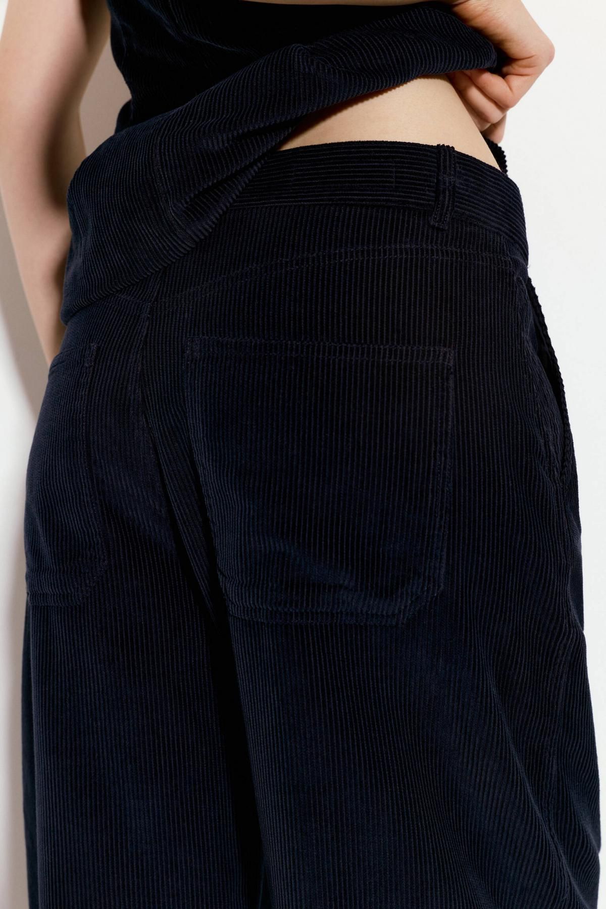 풀앤베어 코듀로이 벌룬핏 배기 팬츠 7674/317 BLUE - 상세 이미지 4