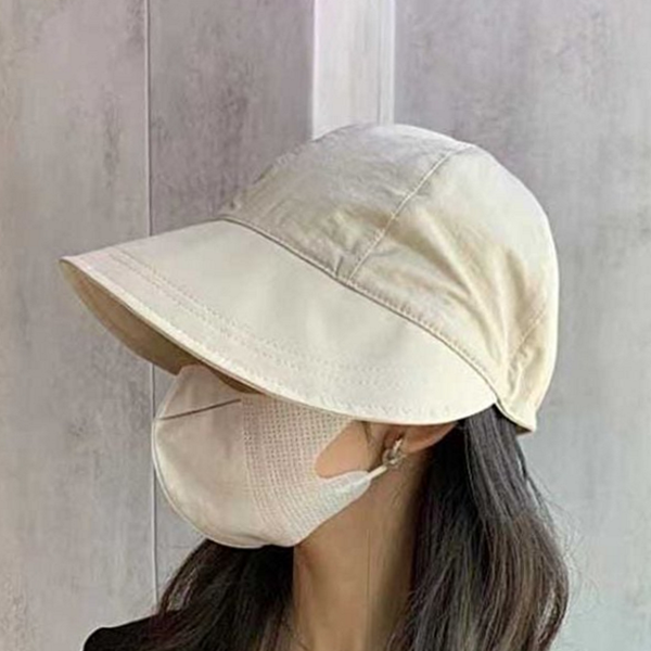 데일리 여성 버킷 햇 휴양지 여성 벙거지 모자 - 메인 이미지