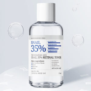 [팔자주름 9.7%개선] 살림백서 제로 스네일 35% 레틴알 토너 150... 솔직 후기 | 피부 타입별 분석 - 상품 이미지 2