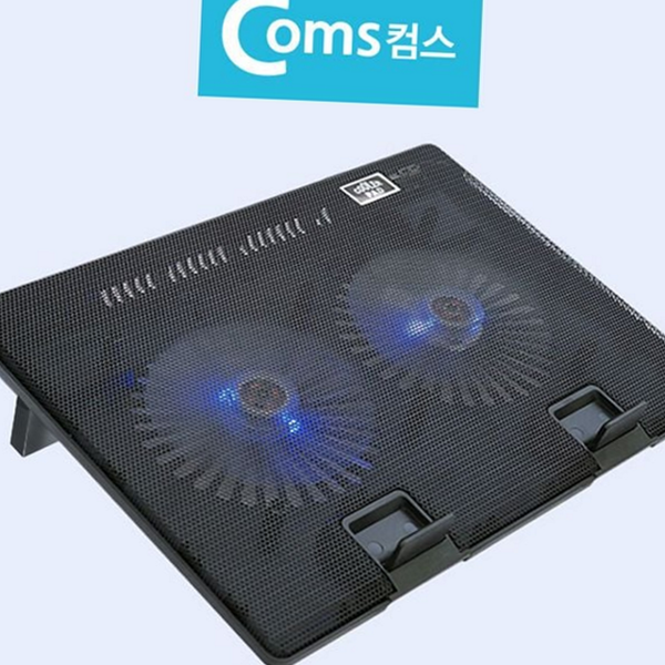 저소음 노트북 쿨러 게이밍 노트북 받침대 듀얼 스탠드 - 상품 이미지
