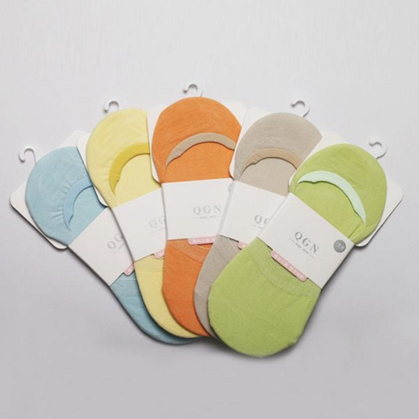 안벗겨지는 덧신 양말 세트 남녀공용 페이크삭스 양말 여름 - 메인 이미지