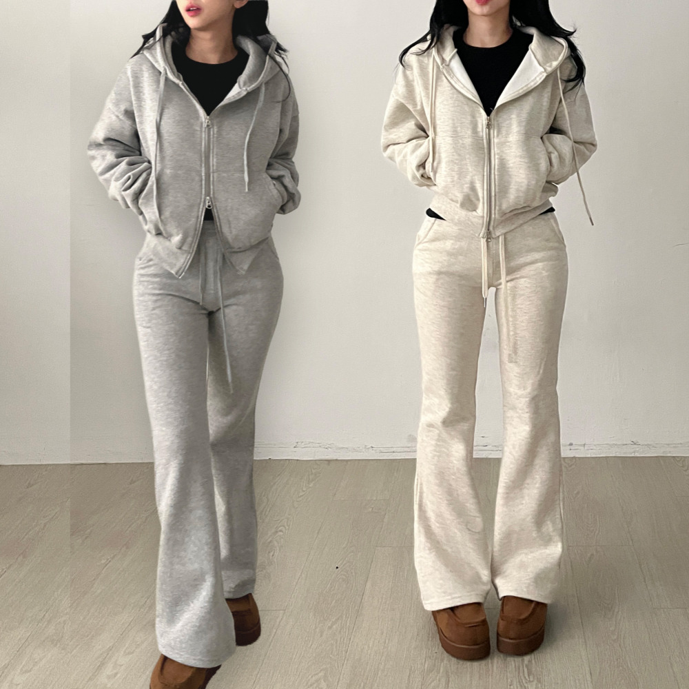 부츠컷트레이닝 트레이닝셋업 기모셋업 - 메인 이미지