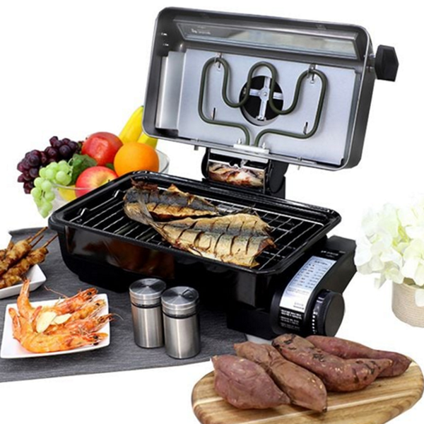 양면 전기 그릴 타이머 전기 생선 구이 구이기