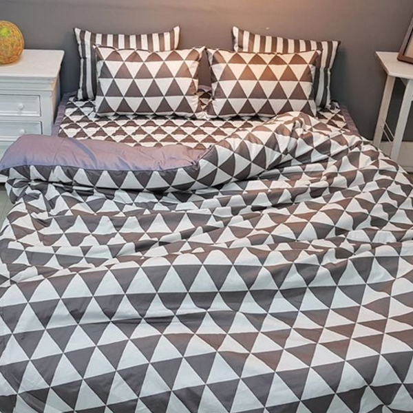 사계절 순면 차렵 이불 그레이 차렵 이불 세트 가을