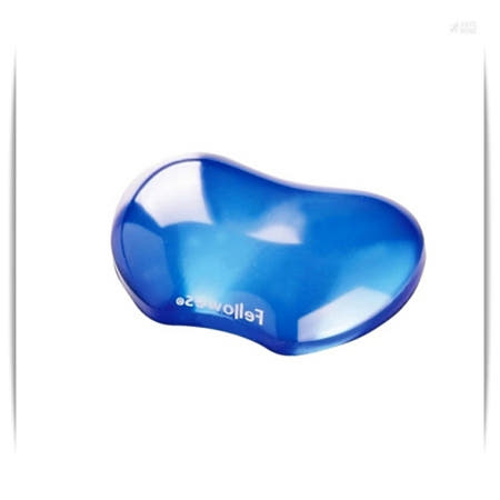 앤츠런2협력사 펠로우즈 젤 미니손목받침대 크리스탈젤 파랑 인체공학 컴퓨터패드 앤츠런2