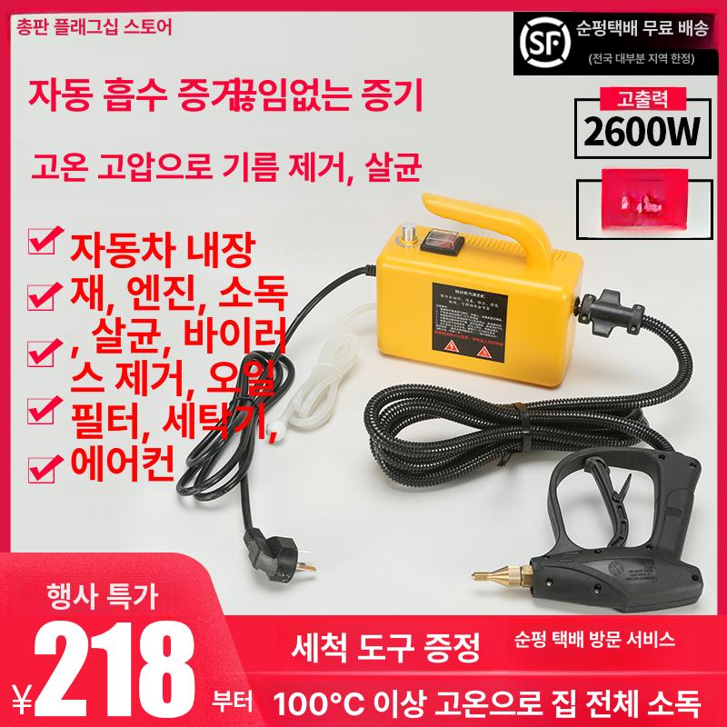 스팀세척기 차량용 고온 주방 휴대용 스팀기 세척기 가정용 직분사형-도구함 포함 - 상세 이미지 2