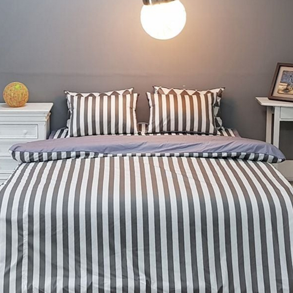 가을 순면 차렵 이불 슈퍼 차렵 이불 세트 그레이