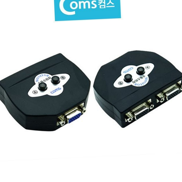 수동 vga 분배기 셀렉터 모니터 분배기 컴퓨터 전환기 - 메인 이미지