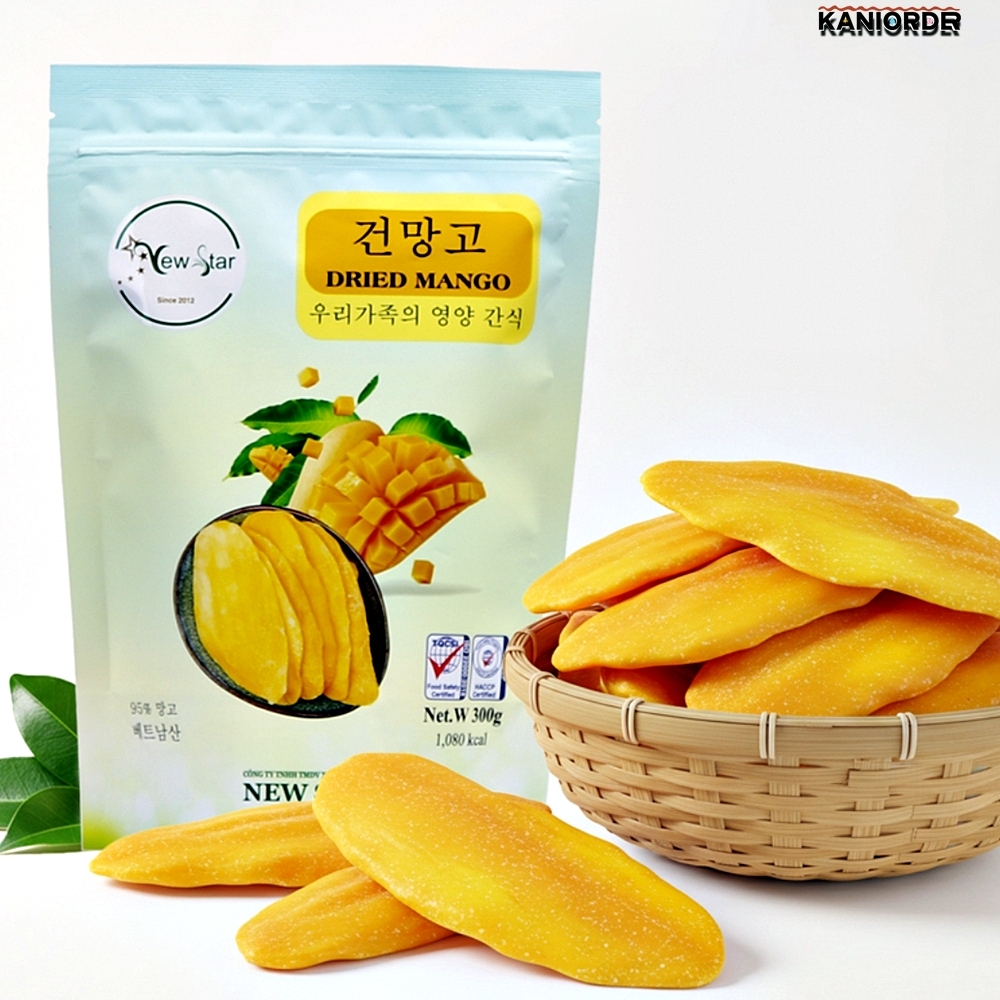 과일과자 건조 망고 말랭이 베트남 직수입 건망고 사무실 어린이 간식 300g - 상품 이미지