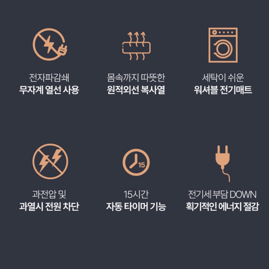 침대 전기요 1인용 얇은 전기매트 싱글 침대용 전기장판 소형