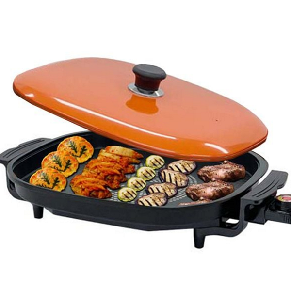 다용도 전기 그릴 탁상용 전기 팬 가정용 멀티