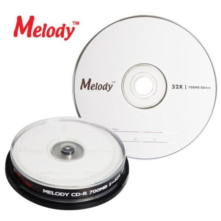 공시디 (멜로디) CD-R 케익 700M 52X 10P