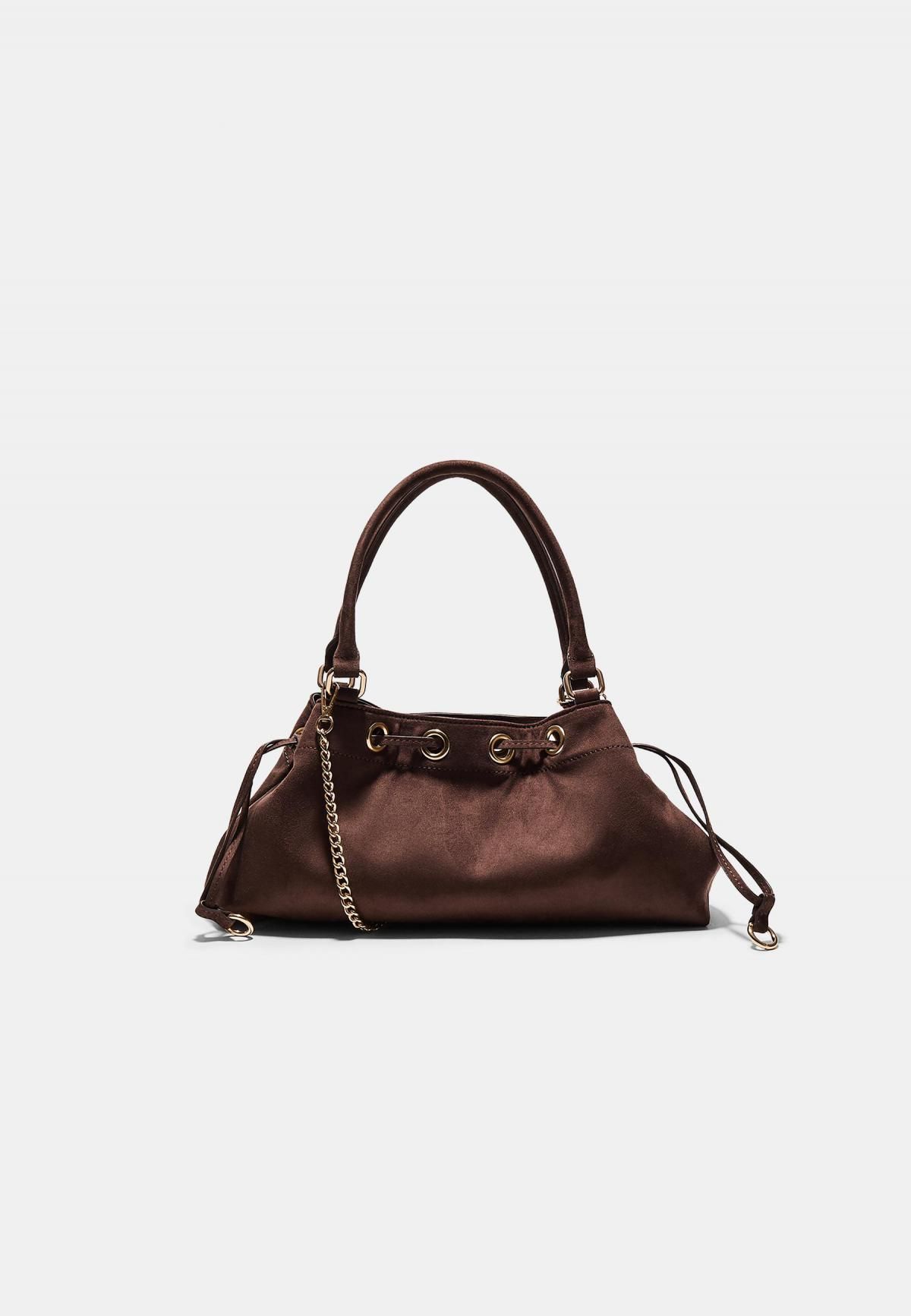 스트라디바리우스 트렌디 아일렛 체인 브라운 숄더백 5557/912 BROWN - 메인 이미지