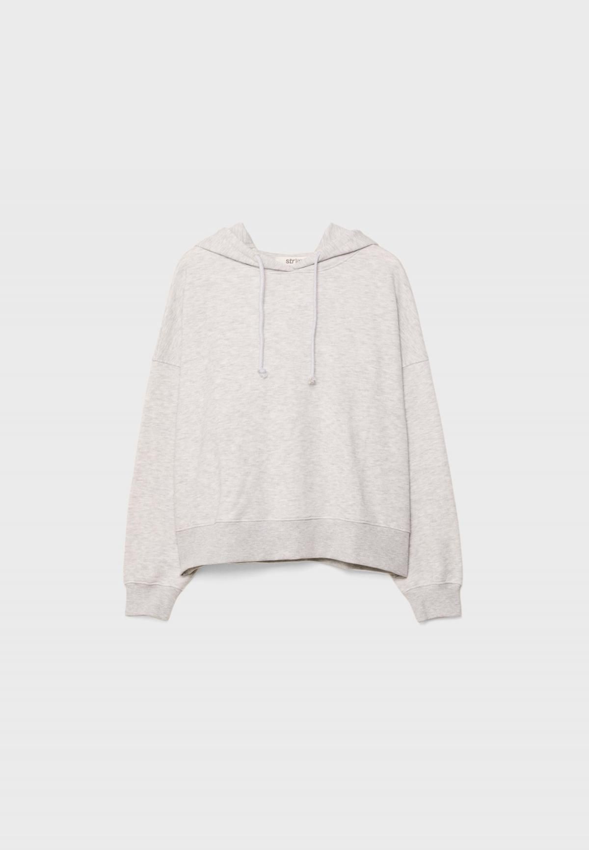스트라디바리우스 레오파드 스타 후드 스웨트셔츠 8244/670 GREY MELANGE - 상품 이미지