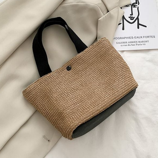 데일리 라탄 미니 백 여름 라탄 바스켓 백 손가방