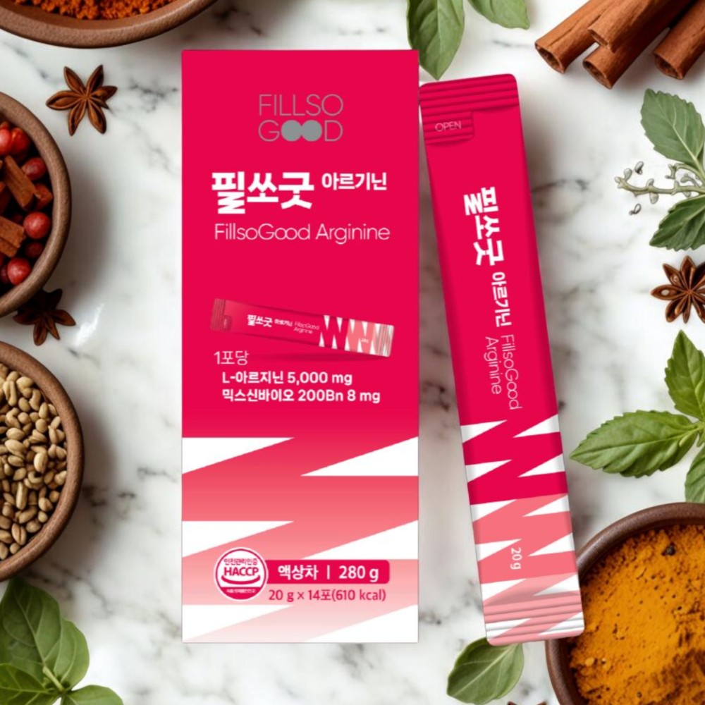 아르기닌 5000mg 액상스틱 시트룰린 오르니틴 항산화 활력 피로회복 영양제 필쏘굿 1박스 - 상세 이미지 2