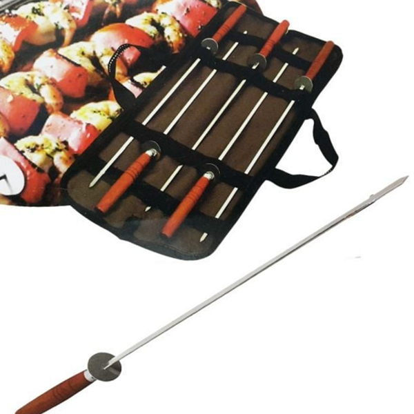 스테인레스 바베큐 꼬치 세트 스텐 바비큐 꼬치 세트 캠핑용