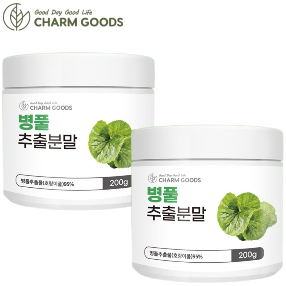 참굿즈 병풀 추출물 분말 가루 200g 2통 호랑이풀 고투콜라 피부 건강 주름 탄력 진정 - 상품 이미지