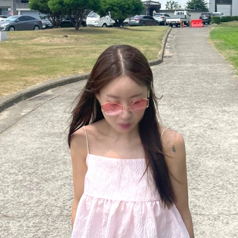 선글라스 패션 데일리 남자 여자 무테 - 상품 이미지