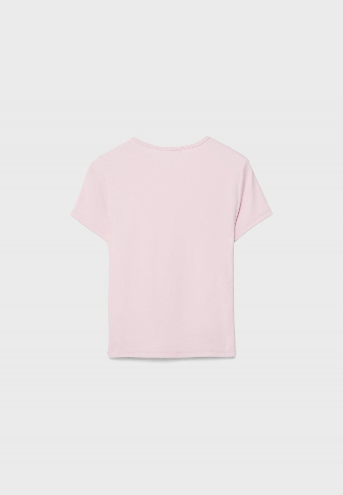 스트라디바리우스 베이직 슬림핏 라운드넥 반팔 티셔츠 2538/246 PASTEL PINK - 상세 이미지 2