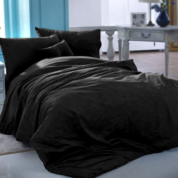 침구 남자 이불 세트 블랙 호텔식 매트리스