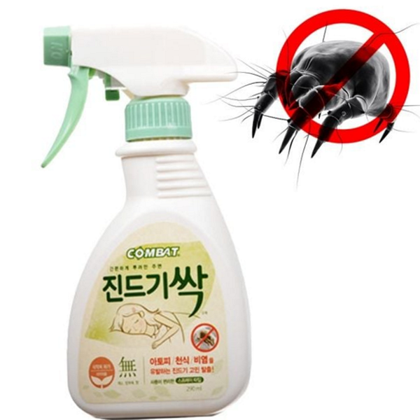 290ml 진드기 제거제 뿌리는 진드기 스프레이 패브릭 살균 - 메인 이미지