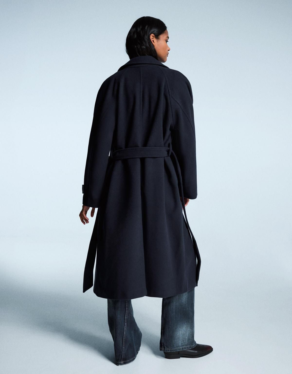 버쉬카 소프트 벨트 트렌치코트 6891/200 NAVY - 상세 이미지 5