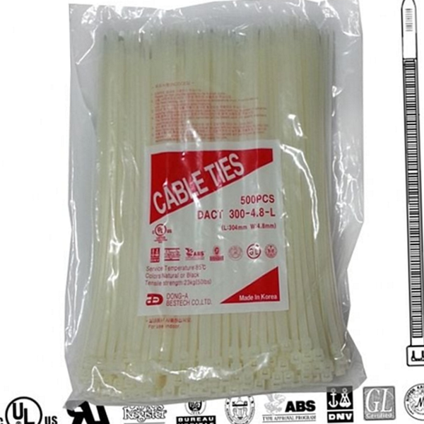 대형 케이블 타이 선정리 국산 케이블 타이 304mm 500개 - 메인 이미지