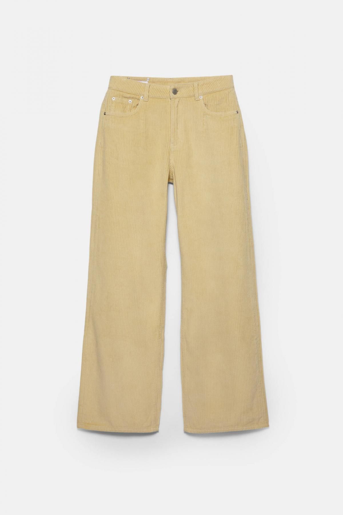 풀앤베어 코듀로이 와이드 팬츠 베이지 7683/372 PALE YELLOW - 상품 이미지