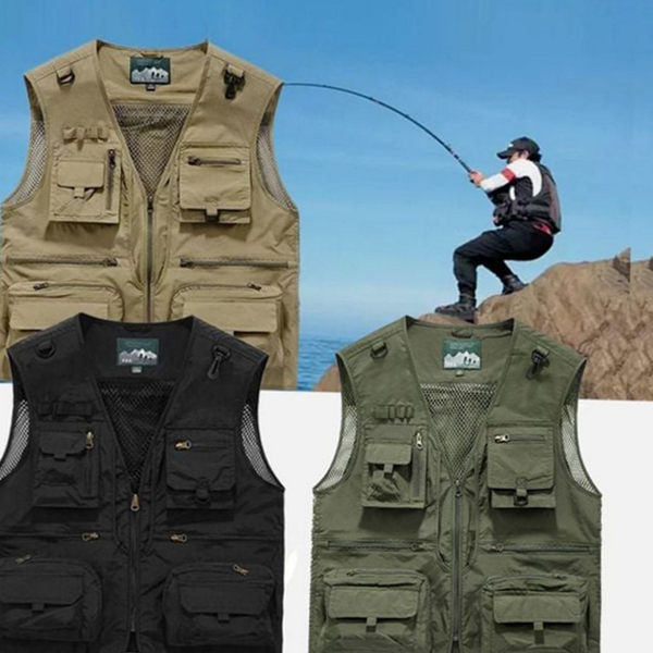 전술 멀티 포켓 조끼 남성 멀티 조끼 나일론 선물 - 상품 이미지